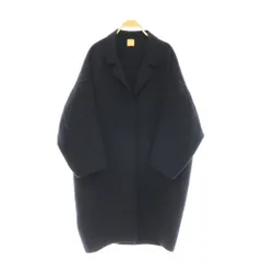 ミューズ ドゥーズィエム クラス MUSE de Deuxieme Classe ウールアンゴラリバーコート アウター チェスター ロング ネイビー 紺 /CX ■OSのサムネイル