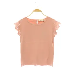 レッセパッセ LAISSE PASSE カットソー フレンチスリーブ レース 38 ピンク /HK ■OS ■MAのサムネイル