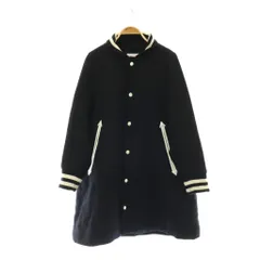 ミルクフェド MILKFED. スタジャンコート ロング 中綿 S ネイビー /HK ■OSのサムネイル