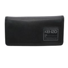 KENZO 長財布 ラウンドファスナー ブラック - メルカリ