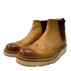 グレンソン チェルシーブーツ サイドゴア ベージュ系 メンズ サイズ5 GRENSON ブーツ 約24.0cm【LA】【中古】のサムネイル
