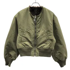 MACPHEE マカフィー NYLON TWILL リバーシブルノーカラーブルゾン 12-07-74-07202 カーキ×ブラウン 36のサムネイル