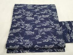 専用帯7247 6273 二点セット●高級 正絹 藍染 名古屋仕立て 名古屋帯 帯9073 ○高級 正絹 藍染 全通 名古屋仕立て 名古屋帯 - メルカリ