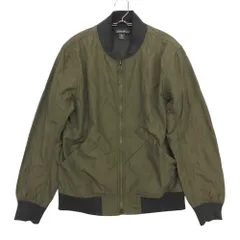 Eddie Bauer エディー・バウアー ブルゾン MA-1 ナイロン ミリタリー ジャケット ジップアップ 上着 グリーン S メンズ 【中古】のサムネイル
