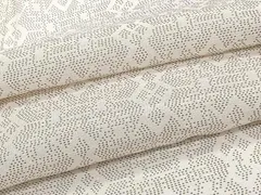 平和屋着物＊夏物　本場大島紬　夏大島　白大島　幾何学文　正絹　逸品　CABJ4106xiのサムネイル
