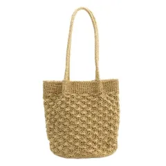グリーンレーベルリラクシング ユナイテッドアローズ green label relaxing メタリックヤーン レーシー トートバッグ ゴールドカラー 260623E 鞄のサムネイル