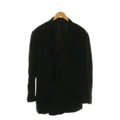 ジャンニヴェルサーチ ヴェルサーチェ GIANNI VERSACE テーラードジャケット ブレザー 総裏地 ダブル 黒 ブラック /HS ■GY11のサムネイル