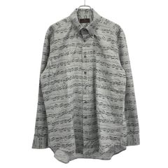 COMME des GARCONS HOMME DEUX 音符総柄長袖シャツ - メルカリ