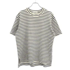 Yohji Yamamoto POUR HOMME ヨウジヤマモト プールオム 2005SS ボーダーTシャツ HY-T44-065 ホワイト ネイビー 3のサムネイル