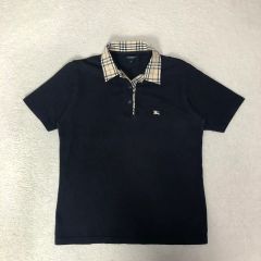 BURBERRY LONDON ポロシャツ ネイビー Mサイズ y2k - メルカリ