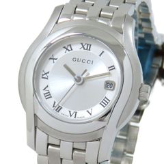 稼働 GUCCI 腕時計 シルバー 5500L 11Pダイヤ シェル 3730 - メルカリ