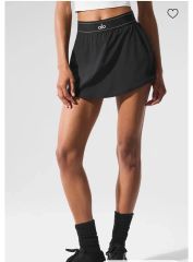 alo yoga 正規品マッチポイント テニススカートブラック XS - メルカリ