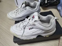 FILA フィラ ディスラプター2 白 スニーカー 280mm 状態良しのサムネイル
