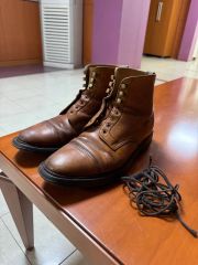 極美品】Alfred Sargent ホワイトスエード シューズ UK7 - メルカリ