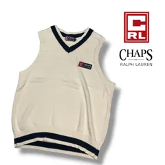 CHAPS Ralph Lauren チャップス ラルフローレン コットンベスト アイボリー Mのサムネイル