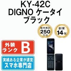 ドコモ DIGNO KY-42C ブラック(SDカード、予備バッテリー付き) - メルカリ