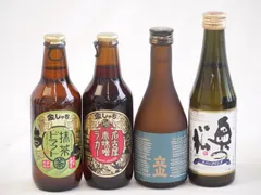 スパークリング日本酒×クラフトビール×地酒4本セット(奥の松 純米大吟醸スパークリング（福島県） 立山酒造 特別本醸立山（富山県） 金しゃちビール抹茶ドラフト(愛知県) 金しゃちビール名古屋赤味噌ラガー(愛知県)) 290ml×1本 300ml×1本 3のサムネイル