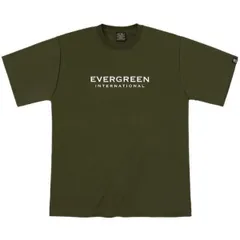 EVERGREEN エバーグリーン シルキードライ Tシャツ XL オリーブのサムネイル