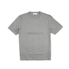GRAN SASSO グランサッソ / FILO SCOZIA Tシャツ カットソー クルーネック 半袖 春夏 メンズ シルケット加工 コットン 100% グレー イタリア製 443173のサムネイル