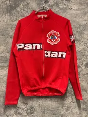 KD598 パンダーニ Pandani 長袖 サイクルジャージ 赤 M 裏起毛のサムネイル