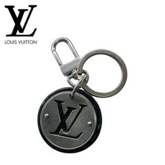 ルイヴィトン キーホルダー LVカットサークル M00741 黒 - メルカリ