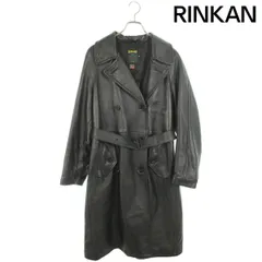 シュプリーム ×ショット schott  23AW  Leather Trench Coat ベルト付きレザートレンチコート メンズ Sのサムネイル