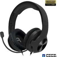 【新品】 【任天堂ライセンス商品】ミキサー付き ホリゲーミングヘッドセット スタンダード for Nintendo Switch ブラック【Nintendo Switch Online ボイスチャット対応】のサムネイル