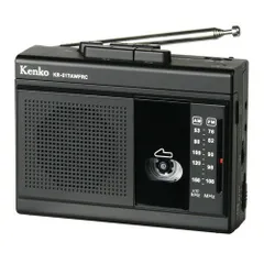 【即配】AM/FM ラジオカセットレコーダー KR-017AWFRC 乾電池2本＆10分テープセット 【送料無料】のサムネイル