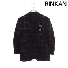 ラフシモンズ  17AW ツイードチェックワッペンジャケット メンズ 44のサムネイル