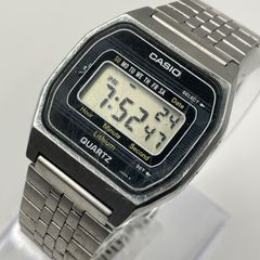 [New Battery] CASIO B815 Digital Watch, Working Condition, Excellent Condition, Vintage Retro, Cheap Casio, Square, Silver Metal Band, Stainless Steel, Showa Retro, Men's/Women's, Antique Watch