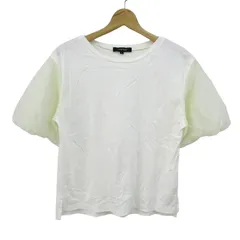 アンタイトル 半袖Ｔシャツ トップス ボリューム袖 日本製 レディース 2サイズ ホワイト UNTITLED 【中古】のサムネイル