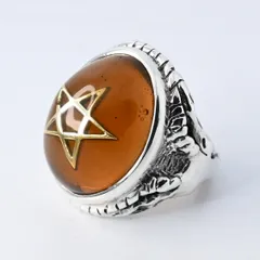 【研磨済】Alex Streeter Angel Heart Ring 14~14.5号 シルバー925 アレックスストリーター　エンジェルハートのサムネイル