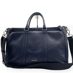 美品 COACH コーチ ビジネスバッグ レザー 紺 2WAY ショルダー A4