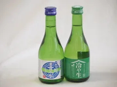 日本酒生貯蔵300シリーズ 2本セット(喜久水 生貯蔵酒本醸造(長野県) 吉乃川 冷や生(新潟県)) 300ml×2本のサムネイル