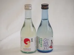 日本酒生貯蔵300シリーズ 2本セット(金しゃち酒造 金鯱本醸造生貯蔵酒(愛知県) 岩村醸造 女城主特別本醸造生貯蔵酒(岐阜県)) 300ml×2本のサムネイル