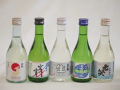 日本酒生貯蔵300シリーズ 5本セット(喜久水 生貯蔵酒本醸造(長野県) 金しゃち酒造 金鯱本醸造生貯蔵酒(愛知県) 宮崎本店 淡麗純米宮の雪(三重県) 土佐鶴酒造 本醸辛口生貯蔵酒ドライ(高知県) 七笑 生貯蔵酒(長野県)) 300ml×5本のサムネイル