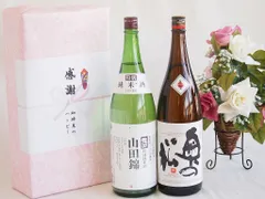日本酒特別純米酒デラックス感謝の贈り物ボックス2本セット(本田酒造 龍力 山田錦特別純米酒(兵庫県) 奥の松特別純米酒(福島県)) 1800ml×2本のサムネイル