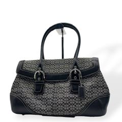 ✦極美品✦ コーチ 7080 ミニシグネチャー フラップサッチェル トートバッグ 極美品 COACH 7080 ミニシグネチャー フラップサッチェル トートバッグ