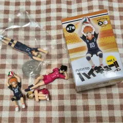 ハイキュー putitto 1弾 古典フィギュア 4種 研磨 黒尾 日向 月島 蛍