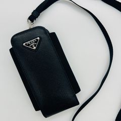 PRADA プラダ モバイルホルダ－ iQOSケース アイコス ブラック - メルカリ