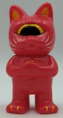 美品/正規品】REALHEAD リアルヘッド フォーチュンキャット ピンク成型