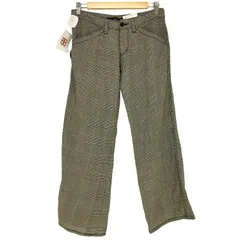 ジュンヤワタナベコムデギャルソン JUNYA WATANABE COMME des GARCONS 00S ウール＆ナイロン グレンチェック ストレートパンツ メンズ JPN：M のサムネイル