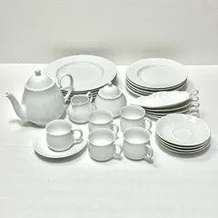 ◼︎未使用保管品◼︎【TOEI BIKI 東栄美器】レノマニエル 食器28点セットのサムネイル