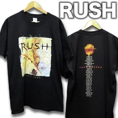 00's RUSH 2002 北米ツアーTシャツ Lサイズ カナダ製  ラッシュ ハードロック バンドTシャツ ミュージックTシャツのサムネイル