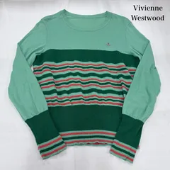 ヴィヴィアンウエストウッド クルーネック 長袖 ボーダー オーブ 刺繍 薄手 ニット レディース M ISItems【USED】【古着】【中古】50161961のサムネイル