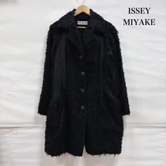 イッセイミヤケ プリーツ 切替 シャギーニット ジャケット ロング コート レディース 2 ISItems【USED】【古着】【中古】50161964のサムネイル