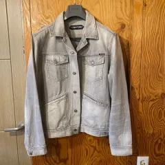 TOM FORD トムフォード ウォッシュド デニム トラッカー デニムジャケット 出品のサムネイル