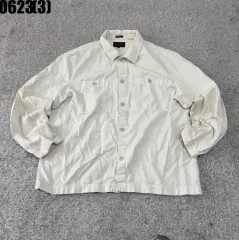 MASSIMO DUTTI シャツ アイボリー 2XL 0623のサムネイル
