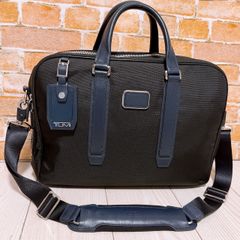 新品未使用】TUMI JARVIS スリムブリーフ ブラック✕ネイビー - メルカリ