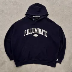 L F ILLUMINATE ネイビー フード Tシャツ 1998のサムネイル